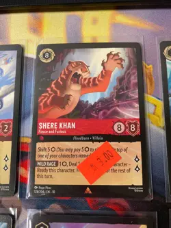 Shere Khan - Fierce and Furious - Whispers 4x x4 Disney Lorcana Playset - Image 1