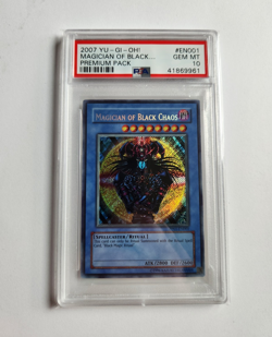 Konami 2007 Yu-Gi-Oh! Magician of Black Chaos PP01-EN001 Secret Holo PSA 10 - Image 1