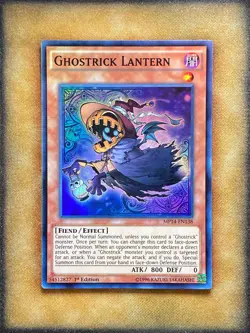 Yugioh Ghostrick Lantern MP14-EN138 Super Rare 1st Ed LP - Image 1