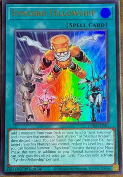 Yugioh - Synchro Fellowship - L5DD-ENY05 - ULTRA RARE - 1ST EDITION - NM/M - Image 1