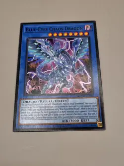 Yugioh! 2x Blue-Eyes Chaos Dragon SDWD-EN010 Common NM - Image 1