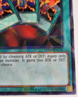Konami Yu-Gi-Oh! 7 Completed BP03-EN135 1st Edition Rare Holo Spell-Equip - Image 3