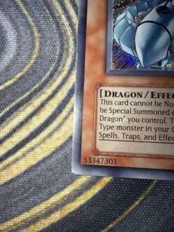 Blue-Eyes Shining Dragon, Secret Rare (RP02-EN096), Unlimited, MP (ORIGINAL) - Image 4