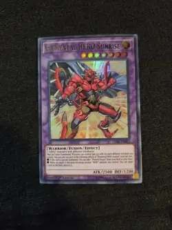 Yugioh Elemental HERO Sunrise LED6-EN012 Ultra Rare 1st Edition NM - Image 1