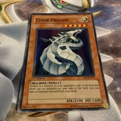 Yu-Gi-Oh! Cyber Dragon CRV-EN015 1st Edition Super Rare NM Cybernetic Revolution - Image 2