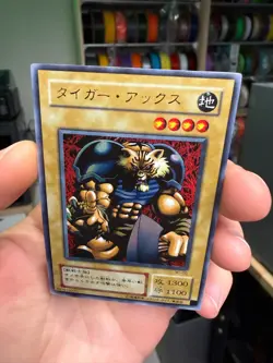 YuGiOh Konami WJ-05 Ultra Rare Tiger Axe Japanese - Image 3