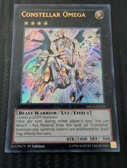 Yu-Gi-Oh! Constellar Omega Super Rare Foil 2014 MP14-EN059 1st Konami EN - Image 1