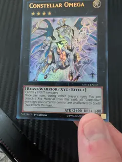 Yu-Gi-Oh! Constellar Omega Super Rare Foil 2014 MP14-EN059 1st Konami EN - Image 3