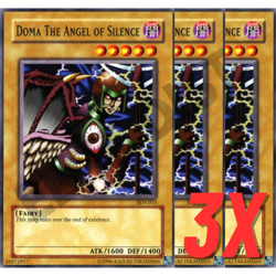 Yugioh Doma The Angel of Silence (SDY-015) (NEAR MINT) (3X) - Image 1