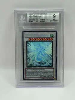 2009 YuGiOh! Majestic Star Dragon Ghost Rare 1st Edition SOVR-EN040 BGS 9 MINT - Image 1