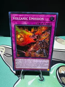 Volcanic Emission LD10-EN023 Soulburning Volcano Yu-Gi-Oh 1st Ed - Image 1