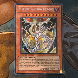 Yu-Gi-Oh! Malefic Rainbow Dragon Secret Rare Foil Limited YMP1-EN005 EN - Image 1