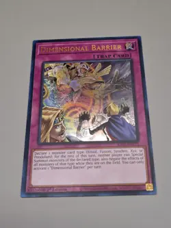 Yugioh! Dimensional Barrier - RA01-EN072 - Ultra Rare - 1st Edition NM - Image 1