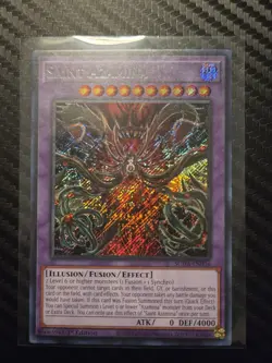 Yugioh! Saint Azamina SUDA-EN036 Supreme Darkness Secret Rare 1st Edition NM - Image 1