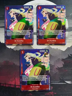 One Piece CCG - Dr.Kureha (Parallel) OP08-015 Two Legends Foil [x3] - Image 1