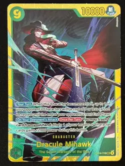 Dracule Mihawk (OP14-119) - The Azure Sea's Seven (OP14) - One Piece - Image 1