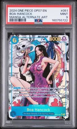 2024 ONE PIECE OP07-500 YEARS IN THE FUTURE #051 BOA HANCOCK PSA 9 - Image 1