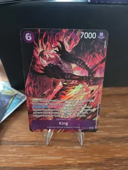 One Piece OP14 The Azure Sea’s Seven - King EB04-031 R Alternate Art ENGLISH - Image 1