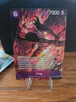 One Piece OP14 The Azure Sea’s Seven - King EB04-031 R Alternate Art ENGLISH - Image 2
