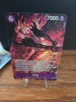 One Piece OP14 The Azure Sea’s Seven - King EB04-031 R Alternate Art ENGLISH - Image 3