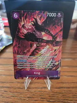 One Piece OP14 The Azure Sea’s Seven - King EB04-031 R Alternate Art ENGLISH - Image 4