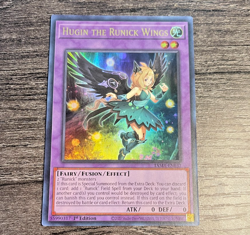 Yugioh TAMA-EN037 Hugin the Runick Wings - Ultra Rare 1st Edition NM - Image 1