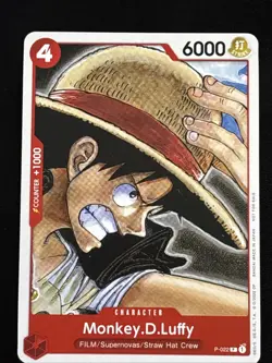 Monkey.D.Luffy (One Piece Film Red) P-022 PR One Piece Promotion Card LP C - Image 1