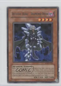 R - Destiny HERO Diamond Dude Unlimited YuGiOh Enemy of Justice #EOJ-EN003 READ - Image 1