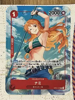 One Piece Nami Op01-016 Alt Art MINI Promo card - Image 1