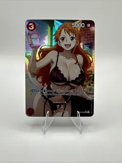 One Piece Nami ACG Waifu Holo Girl Anime Card Style - Image 1