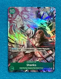 Shanks OP13-028 Alternate Art Holo 12000-Carrying On His Will - Image 1