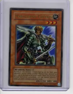 Heavy Play Yugioh TCG LON-018 Marauding Captain Ultra Rare Unlimited - Image 1
