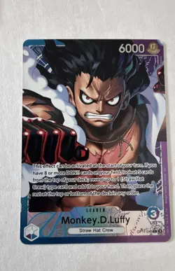 Monkey.D.Luffy (040) (Alternate Art) OP11-040 A Fist of Divine Speed Foil - Image 1