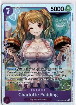 One Piece | Charlotte Pudding| PRB02-010 | Super Rare (SR) | NM - Image 1