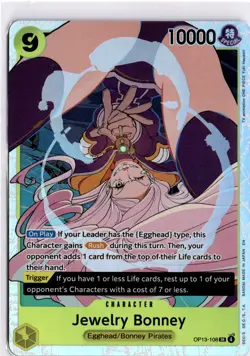 Jewelry Bonney (108) Foil SR Carrying On His Will OP13-108 NM - Image 1