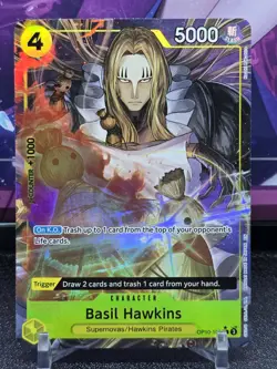 Basil Hawkins - OP10-109 (Alternate Art) OP10-109 Premium Booster -The Best-... - Image 1