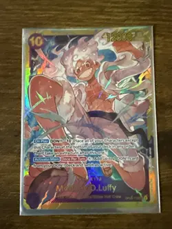 Monkey D Luffy OP05-119 SEC Secret Rare Awakening of the New Era - Image 1