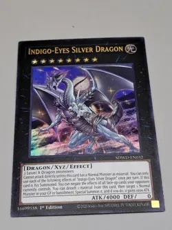 Indigo-Eyes Silver Dragon - SDWD-EN032 Ultra Rare 1st Ed NM Yugioh - Image 1