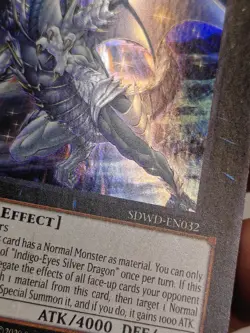 Indigo-Eyes Silver Dragon - SDWD-EN032 Ultra Rare 1st Ed NM Yugioh - Image 3