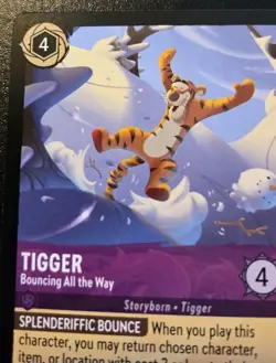 Tigger - Bouncing All The Way 37/204 Common Winterspell Disney Lorcana TCG - Image 2