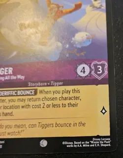 Tigger - Bouncing All The Way 37/204 Common Winterspell Disney Lorcana TCG - Image 5