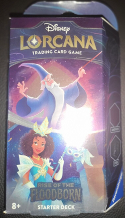 Disney Lorcana Rise of the Floodborn Starter Deck Amethyst Steel |BRAND NEW - Image 1