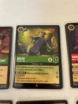 Baloo - Carefree Bear - Whispers in the Well 4x x4 Disney Lorcana Playset - Image 1