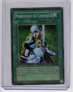 Damaged Yugioh TCG PSV-034 Nobleman of Crossout Super Rare Unlimited - Image 1