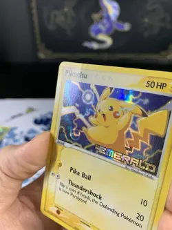 Pokemon Card Ex Emerald Pikachu 60/106 2005 Reverse Stamped Holo - Image 4