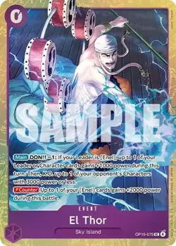 El Thor (Premium Card Collection -Best Selection Vol. 6-) - One Piece Promotion - Image 1