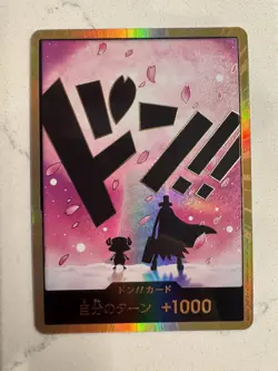 DON !! Card Chopper gold Japanese ONE PIECE Card The Best Vol.2 - NM - US SELLER - Image 1