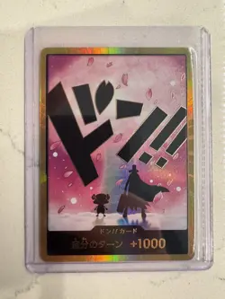 DON !! Card Chopper gold Japanese ONE PIECE Card The Best Vol.2 - NM - US SELLER - Image 3