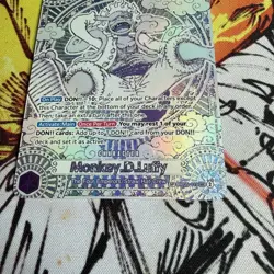 🥈One Piece Monkey.D. Luffy Silver a Fist of Divine Speed OP11 Eng Op05-119🥈 - Image 3