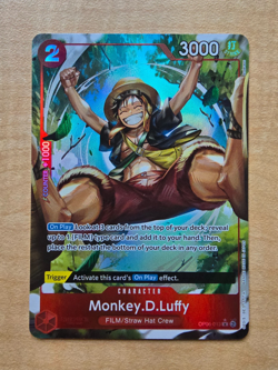 Monkey D. Luffy OP06-013 Alt Art - Wings of the Captain - One Piece English NM - Image 1